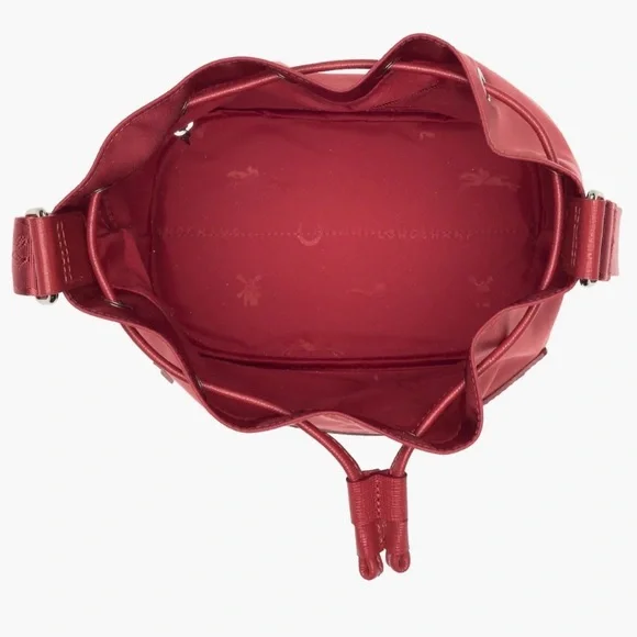 🆕-Longchamp Neoprene Bucket Bag- Red.